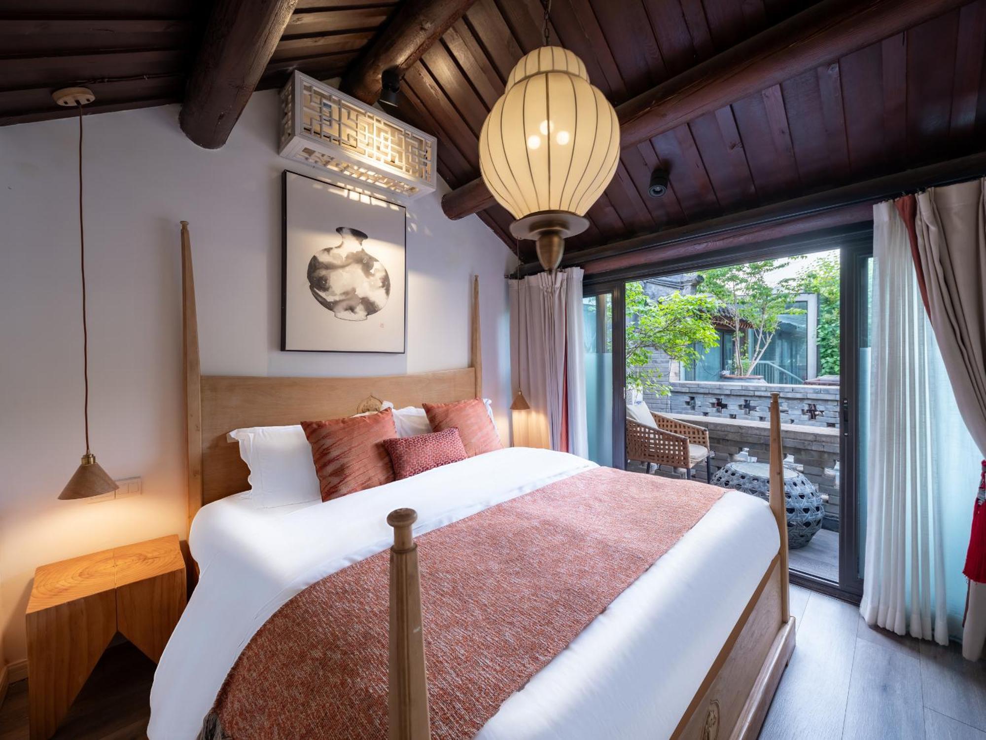 Beijing Le Zai Nan Luo Gu Xiang Wang Fu Jing Forbidden City Courtyard Hotel&Free Laundry Service&Free Coffee And Dumpling Experience Service Exterior photo